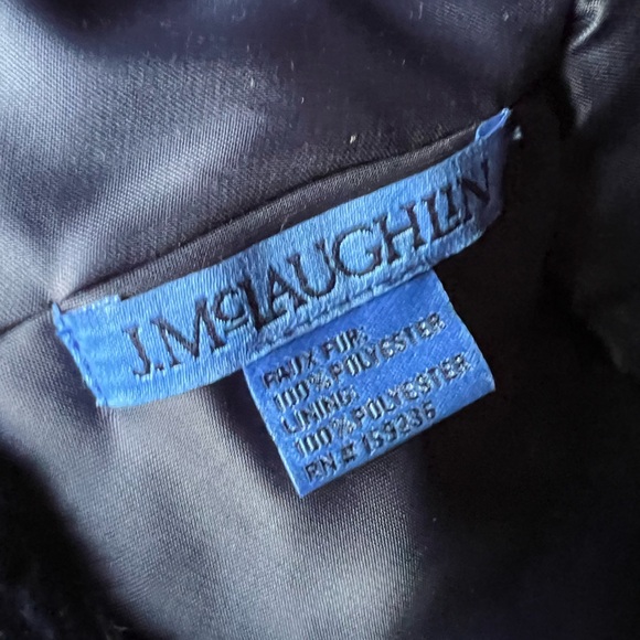 J. McLaughlin Gorgeous Blue Faux Fur Bucket hat S M 24 inch circumference - Picture 2 of 7